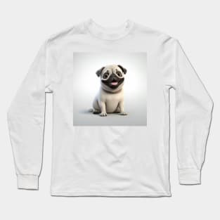 Pudgy The Pug Long Sleeve T-Shirt